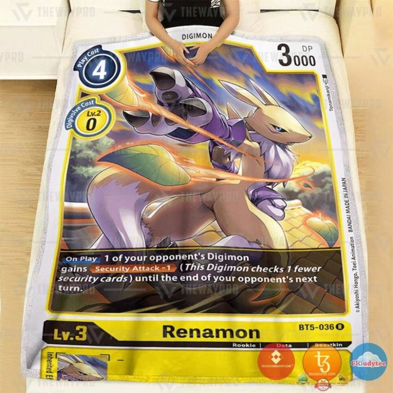 Pokemon-Digimon-Renamon-Soft-Blanket-1