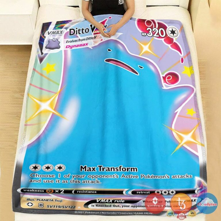 Pokemon-Ditto-Vmax-Shining-Fates-Blanket-1-1