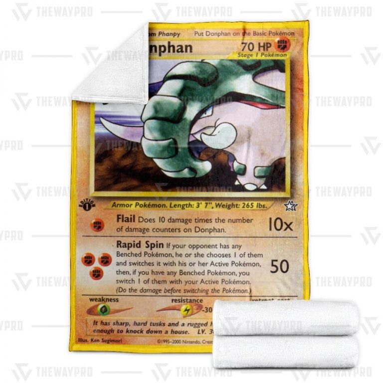 Pokemon-Donphan-Neo-Genesis-Blanket-1