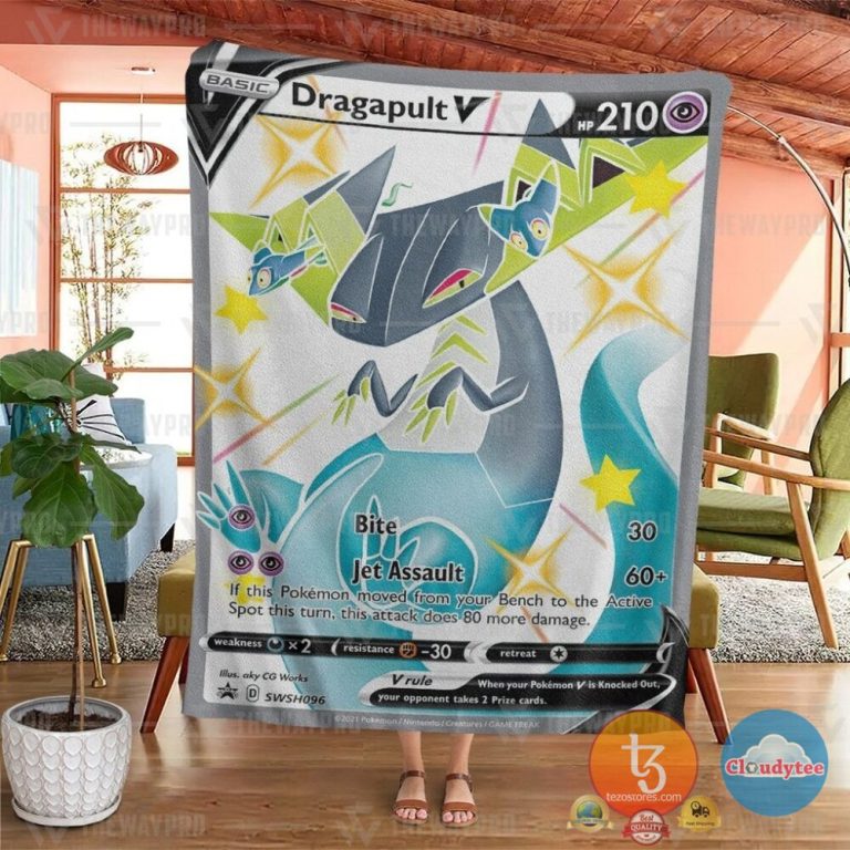 Pokemon-Dragapult-V-Sword-And-Shield-Blanket-1