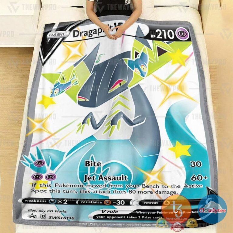Pokemon-Dragapult-V-Sword-And-Shield-Blanket-2