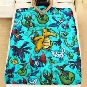 Pokemon Dragon Soft Blanket
