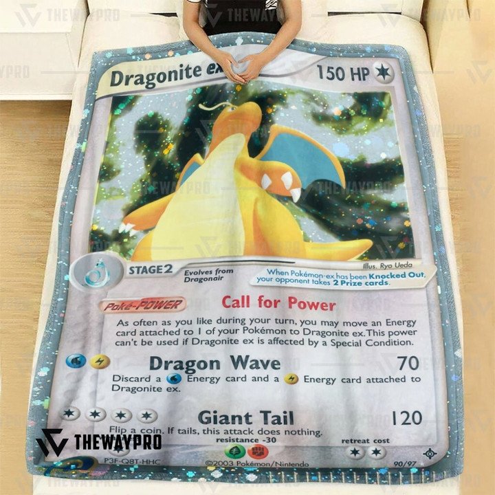 Pokemon-Dragonite-Ex-Dragon-Bedding-Set-And-Quilt-Blanket-1