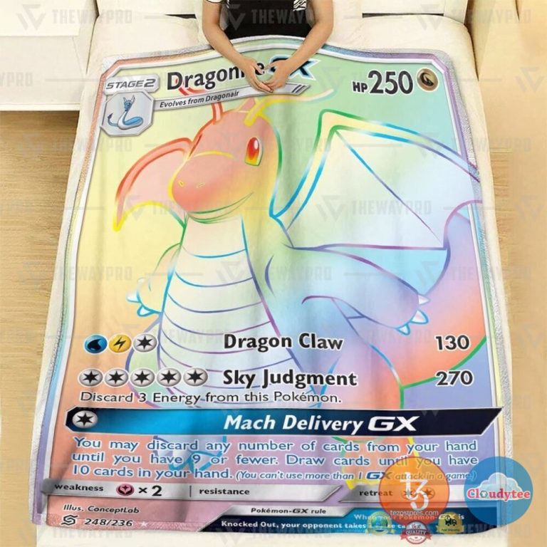 Pokemon-Dragonite-Gx-Match-Delivery-Rainbow-Blanket-1