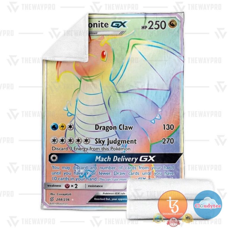 Pokemon-Dragonite-Gx-Match-Delivery-Rainbow-Blanket-2