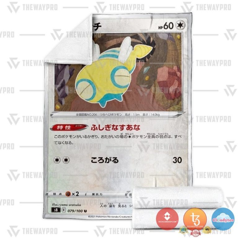 Pokemon-Dunsparce-Japanese-Card-Blanket-2