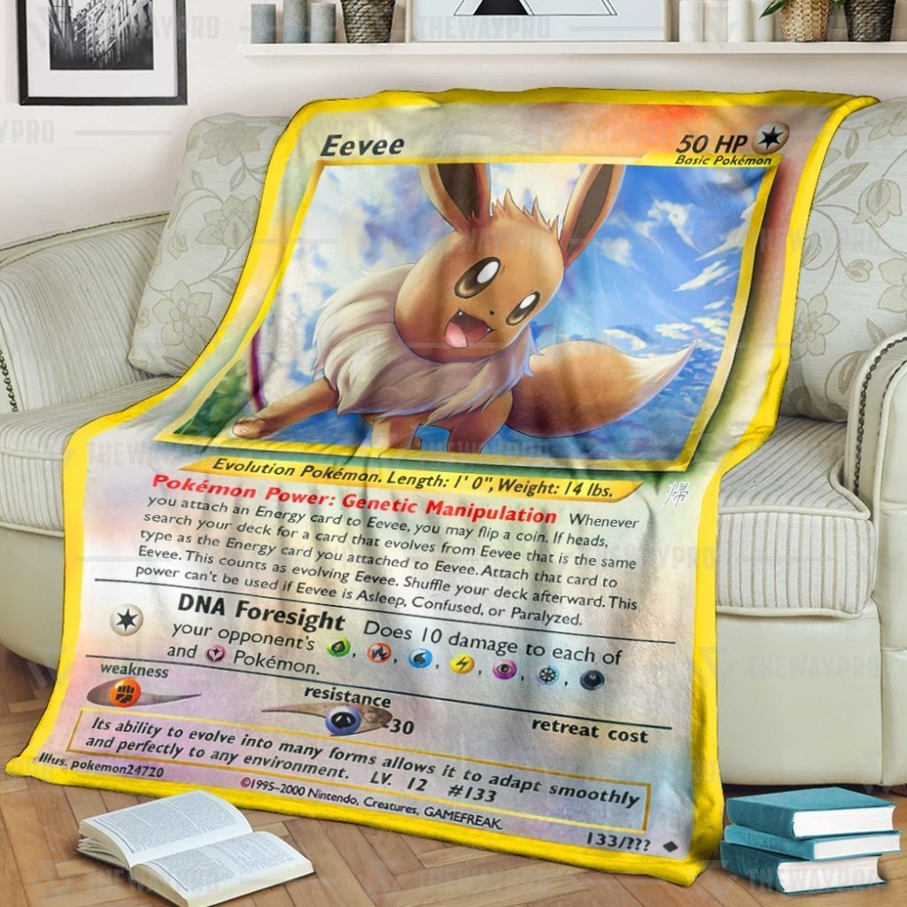 Pokemon Eevee Blanket Pokemon Eevee Blanket
