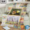 Pokemon Eevee Cards Blanket
