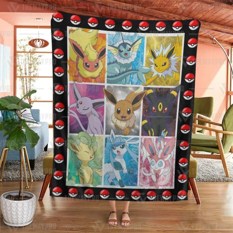 Pokemon-Eevee-Evolution-Blanket-3