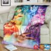 Pokemon Eevee Rainbow Blanket