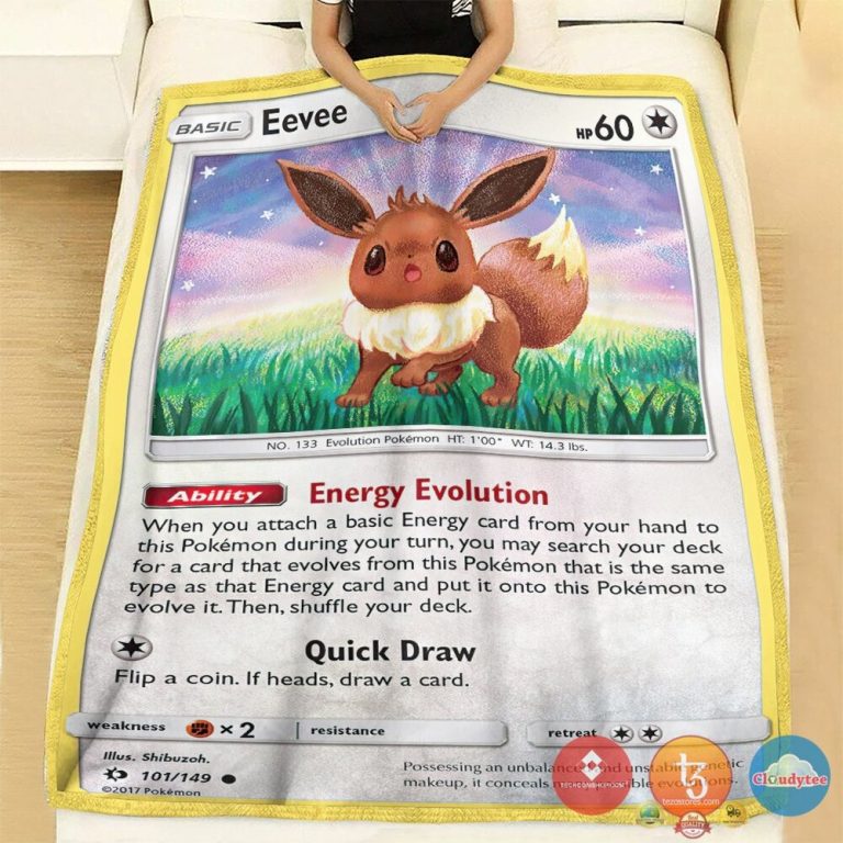 Pokemon-Eevee-Sun-And-Moon-Blanket-1