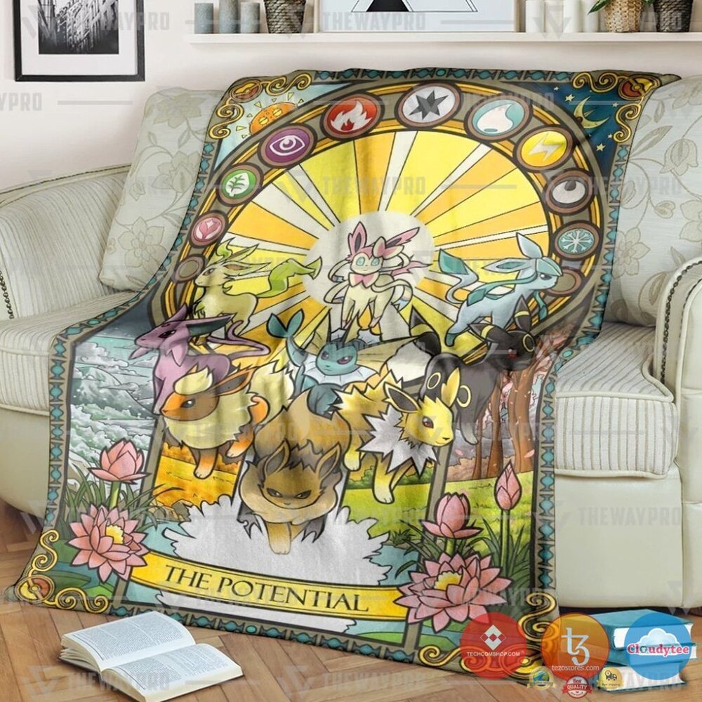 Pokemon Eevee The Potential Blanket Pokemon Eevee The Potential Blanket