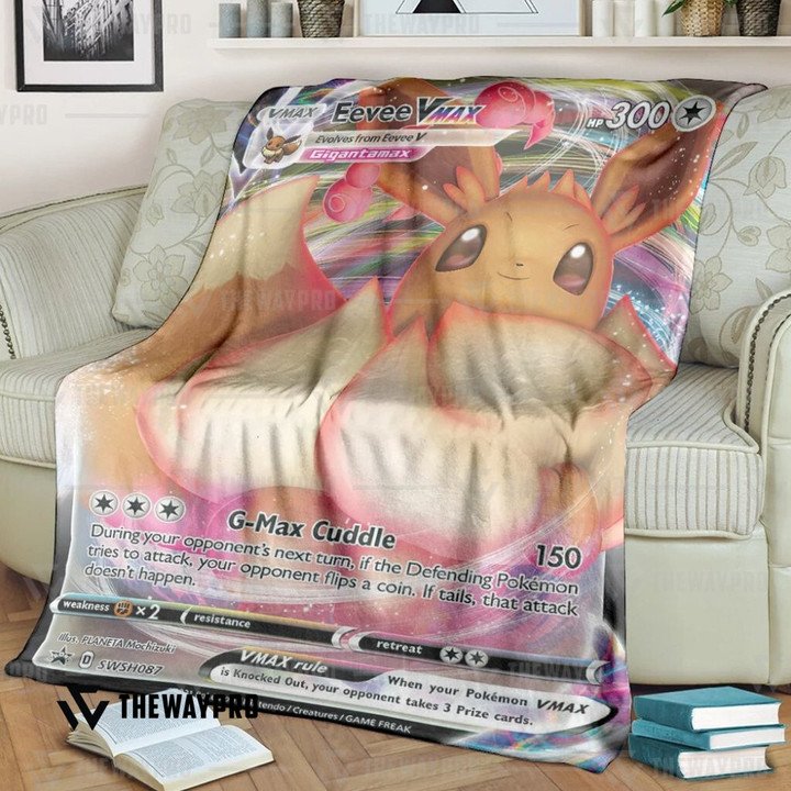 Pokemon Eevee Vmax Bedding Set And Quilt Blanket Pokemon Eevee Vmax Bedding Set And Quilt Blanket