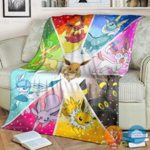 Pokemon Eeveelutions Blanket