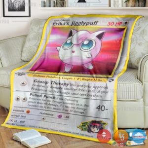 Pokemon Erikas Jigglypuff Gym Challenge Blanket