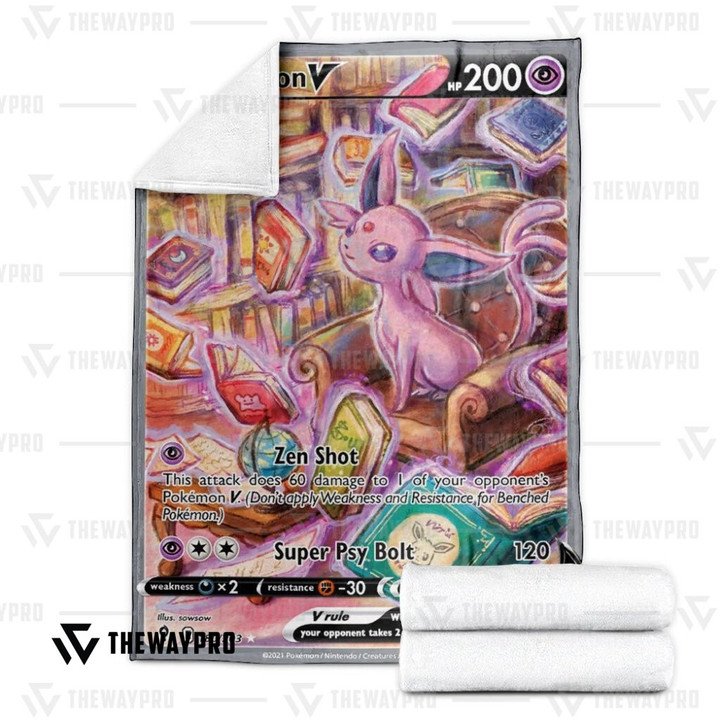 Pokemon-Espeon-V-Bedding-Set-And-Quilt-Blanket-2