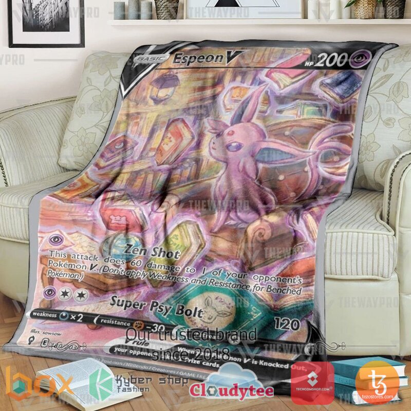 Pokemon Espeon V Blanket 2 Pokemon Espeon V Blanket 2