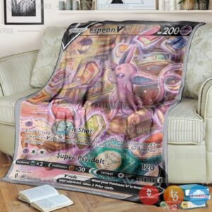 Pokemon Espeon V Blanket