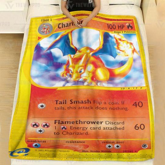 Pokemon-Expedition-Charizard-Blanket-1