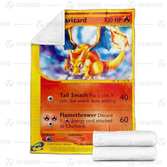 Pokemon Expedition Charizard Blanket Pokemon Expedition Charizard Blanket