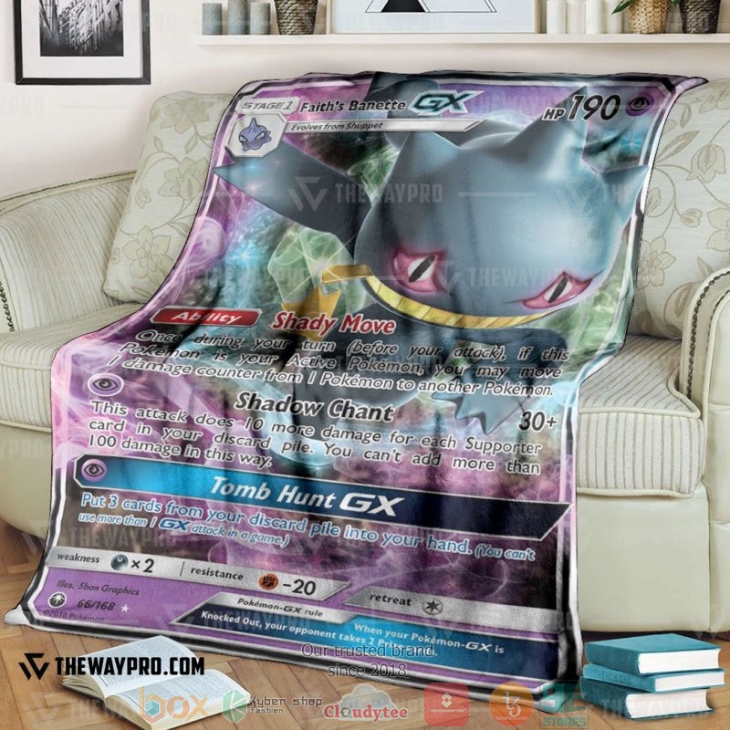 Pokemon Faiths Banette Soft Blanket Pokemon Faiths Banette Soft Blanket