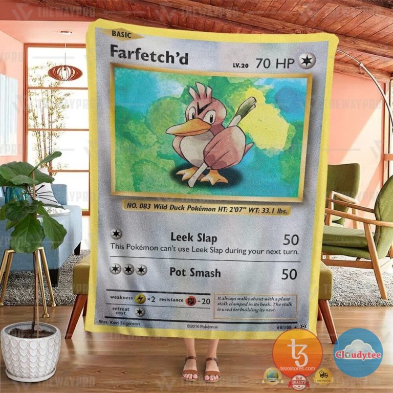 Pokemon-FarfetchD-Evolutions-Blanket-1