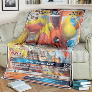 Pokemon Flareon Gx Blanket