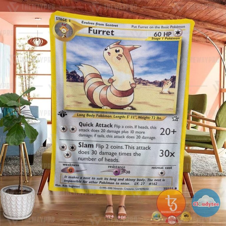 Pokemon-Furret-Neo-Genesis-Blanket-1