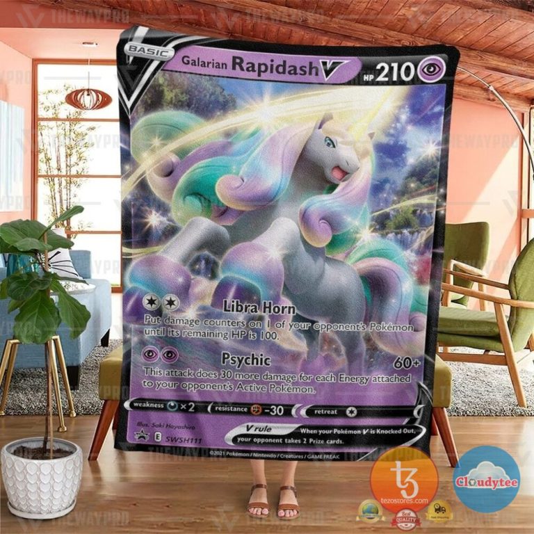 Pokemon-Galarian-Rapidash-Blanket-1