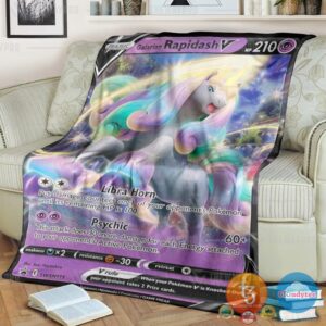 Pokemon Galarian Rapidash Blanket