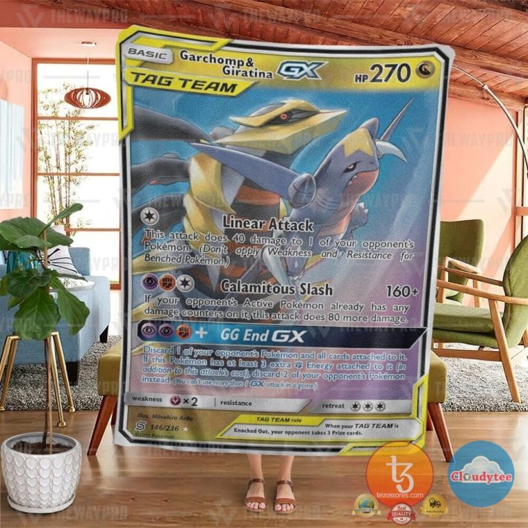 Pokemon-Garchomp-And-Giratina-Gx-Unified-Minds-Blanket-1-1