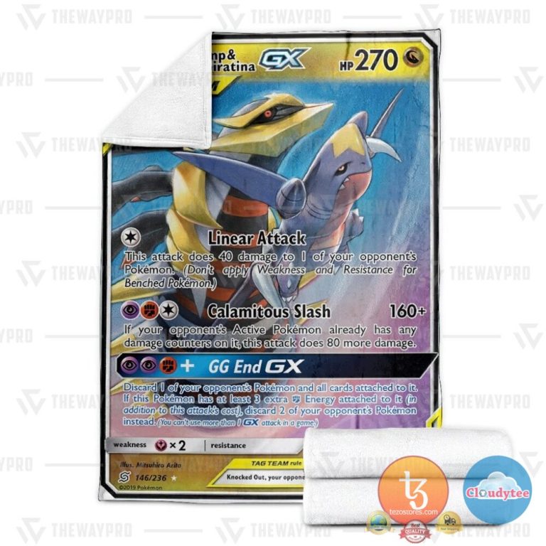 Pokemon-Garchomp-And-Giratina-Gx-Unified-Minds-Blanket-3-1
