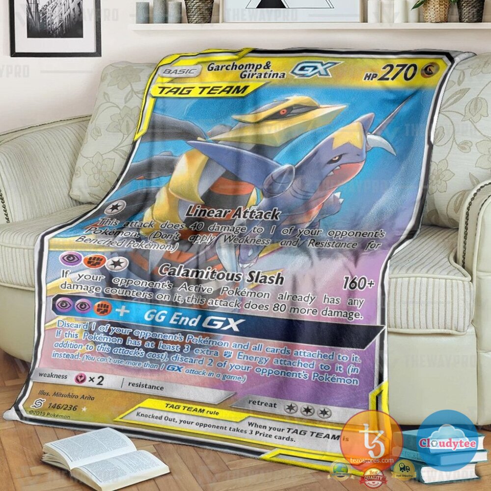 Pokemon Garchomp And Giratina Gx Unified Minds Blanket 2 Pokemon Garchomp And Giratina Gx Unified Minds Blanket 2