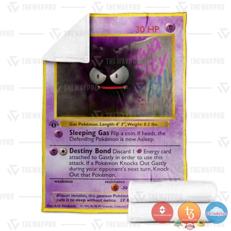 Pokemon-Gastly-1St-Edition-Blanket-2