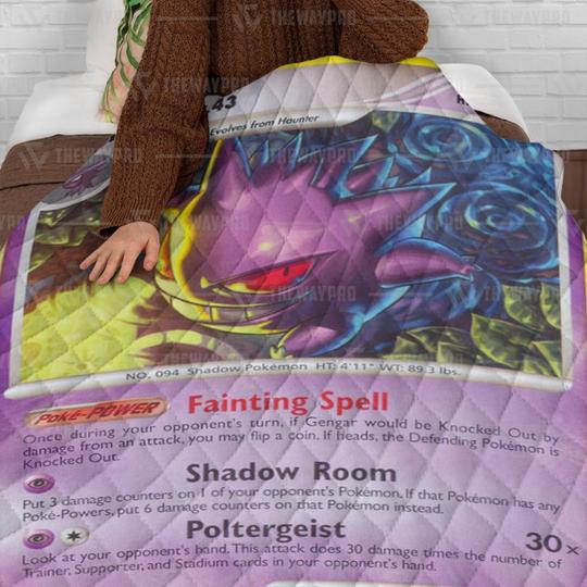 Pokemon-Gengar-Blanket-Quilt-Tumbler-Rug-1