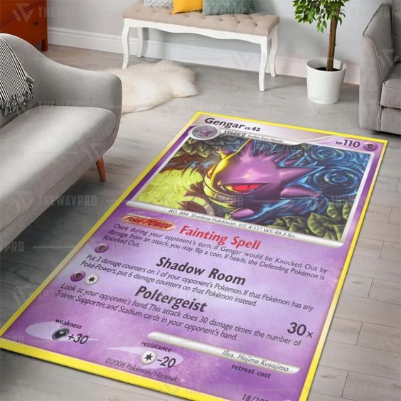Pokemon Gengar Blanket Quilt Tumbler Rug 3 Pokemon Gengar Blanket Quilt Tumbler Rug 3