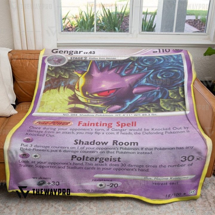 Pokemon-Gengar-Stormfront-Bedding-Set-And-Quilt-Blanket-2