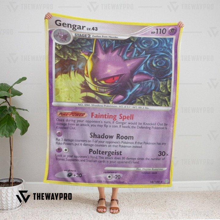 Pokemon-Gengar-Stormfront-Bedding-Set-And-Quilt-Blanket-3