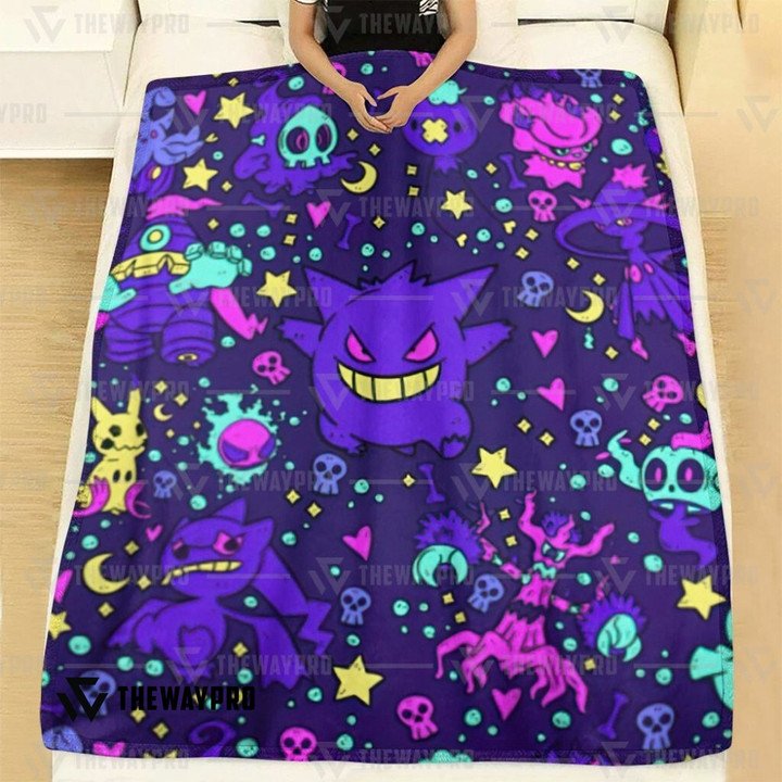 Pokemon-Ghost-Bedding-Set-And-Quilt-Blanket-1