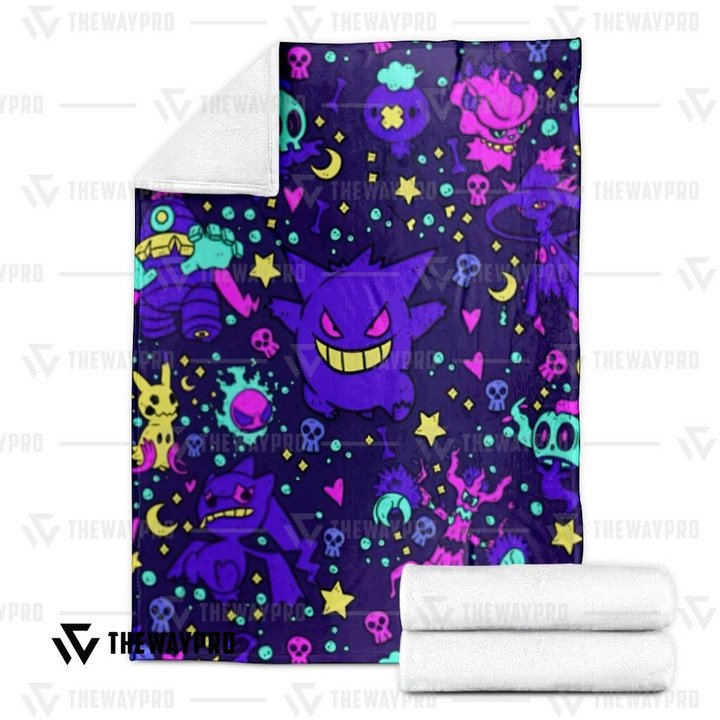Pokemon-Ghost-Bedding-Set-And-Quilt-Blanket-2