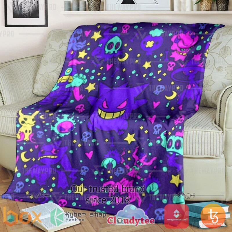 Pokemon Ghost Soft Blanket 2 Pokemon Ghost Soft Blanket 2
