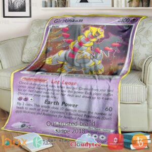 Pokemon Giratina Platinum Blanket 2