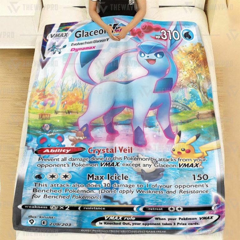 Pokemon-Glaceon-Vmax-Evolving-Skies-Blanket-2