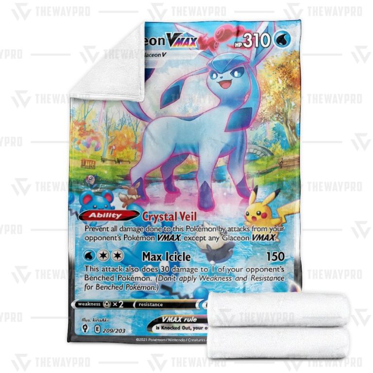 Pokemon-Glaceon-Vmax-Evolving-Skies-Blanket-3
