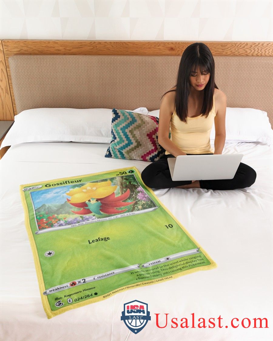 Pokemon Gossifleur Fusion Strike Blanket Pokemon Gossifleur Fusion Strike Blanket