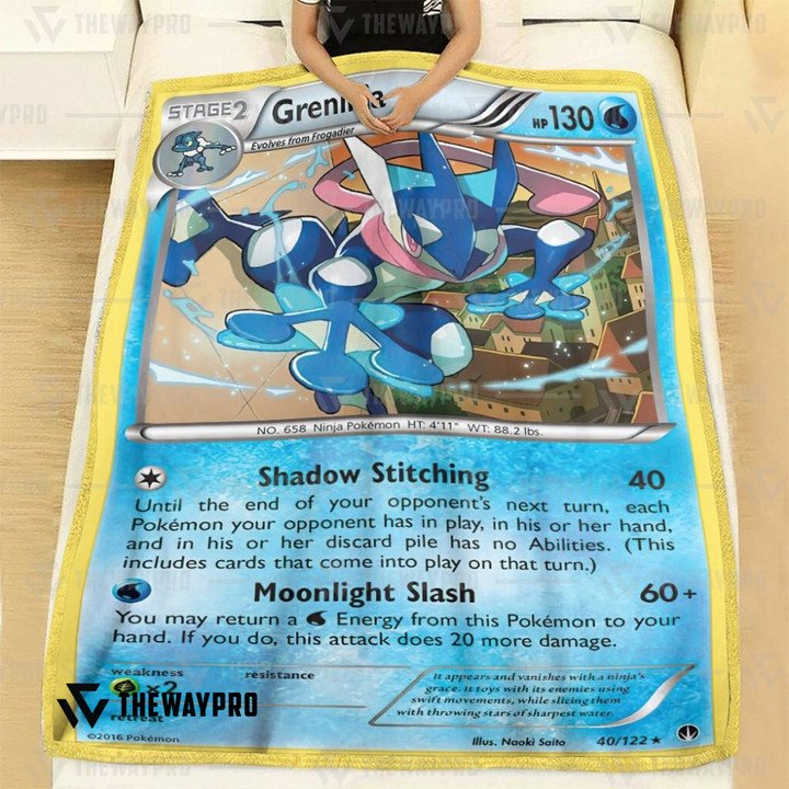 Pokemon-Greninja-Bedding-Set-And-Quilt-Blanket-1