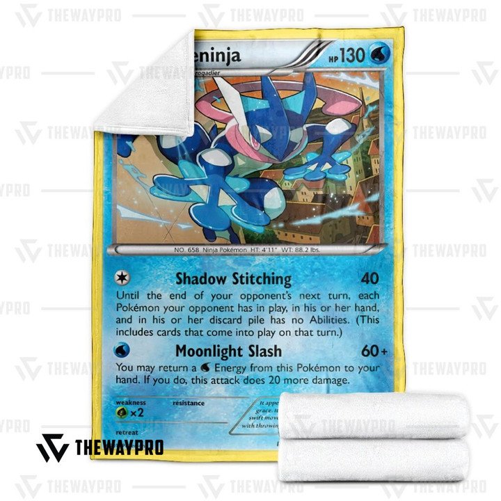 Pokemon-Greninja-Bedding-Set-And-Quilt-Blanket-2
