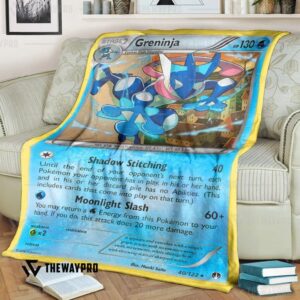 Pokemon Greninja Bedding Set And Quilt Blanket