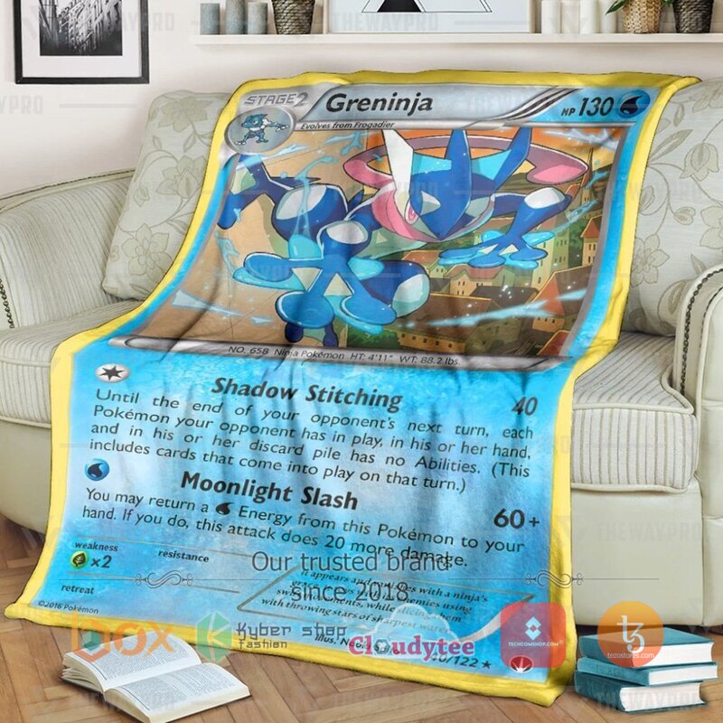 Pokemon Greninja Blanket 2 Pokemon Greninja Blanket 2