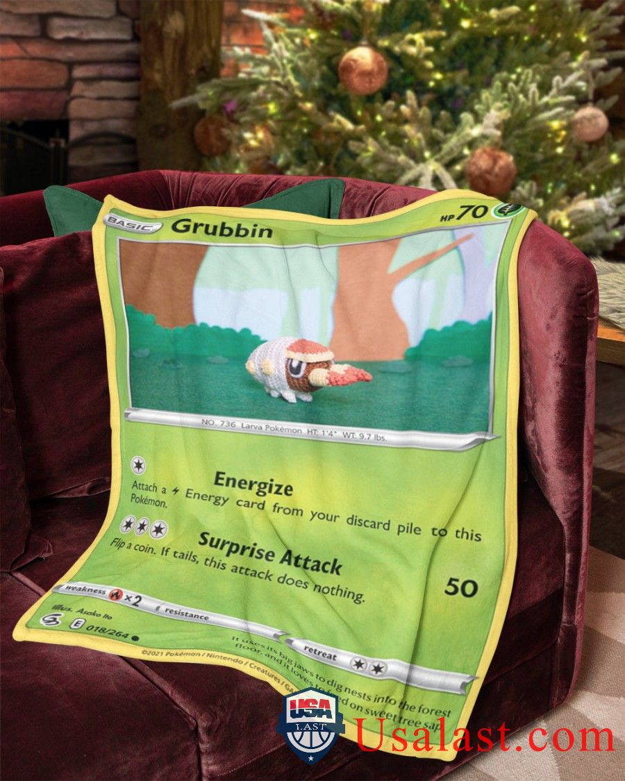 Pokemon-Grubbin-Fusion-Strike-Blanket-1
